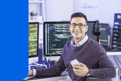 Software engineer generating solutions with generative AI